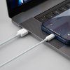 Baseus Simple Wisdom Data kabel Kit USB to Lightning 2.4A (2PCS/Set）1.5m - bílý
