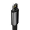 Baseus Tungsten Gold kabel USB to iP 2.4A 2m (černý)