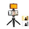 Stativ Puluz držák na stativ + LED lampa + svorka na telefon