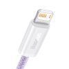 Baseus Dynamic kabel USB na Lightning, 2,4 A, 2 m (fialový)