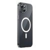 Pouzdro na telefon Baseus magnetický Crystal Clear pro iPhone 13 (průhledné) s ochranným krytem displeje z tvrzeného skla a čisticí sadou
