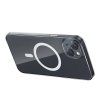 Pouzdro na telefon Baseus magnetický Crystal Clear pro iPhone 13 (průhledné) s ochranným krytem displeje z tvrzeného skla a čisticí sadou