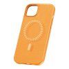 Magnetické pouzdro pro iPhone 15 Plus Baseus Fauxther Series (oranžové)