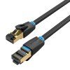 Network kabel CAT8 SFTP Vention IKABF RJ45 Ethernet 40Gbps 1m Black