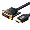 HDMI to DVI (24+1) kabel Vention ABFBI 3m, 4K 60Hz/ 1080P 60Hz (black)
