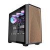 Počítačová skříň Darkflash DS900WD (černá) + 4 ventilátory