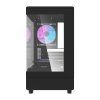 Počítačová skříň Darkflash DB330M + 3 ventilátory (černá)