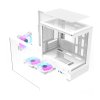 Počítačová skříň Darkflash DB330M + 3 ventilátory (bílá)