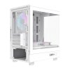 Počítačová skříň Darkflash DB330M + 3 ventilátory (bílá)