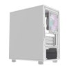 Počítačová skříň Darkflash DB330M + 3 ventilátory (bílá)