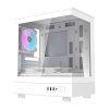 Počítačová skříň Darkflash DB330M + 3 ventilátory (bílá)