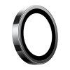 Sklíčko na fotoaparát Lensguard pro iPhone 16/16 Plus (černé)