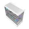 Počítačová skříň DarkFlash DS950V s displejem (bílá) + 6 ventilátorů
