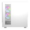 Počítačová skříň DarkFlash DS950V s displejem (bílá) + 6 ventilátorů