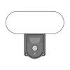 Kamera WiFi IP chytrý FloodLight Gosund IPC3, IP65 Tuya