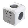 BlitzWolf BW-EC2 8-in-1 výkon Cube (4xAC / 2 x USB-A / 2 x USB-C)
