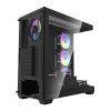 Počítačová skříň Darkflash DS900 (černá) + 7 ventilátorů ARGB