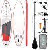 FunWater SUP paddleboard SUPFW69C 3,35m (červeno-bílá)